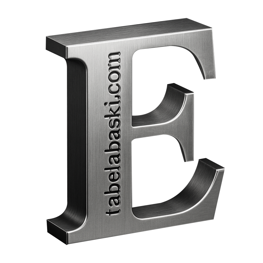Gümüş Paslanmaz Kutu Harf